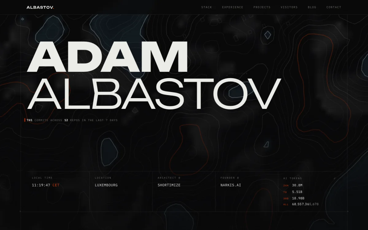 This site screenshot